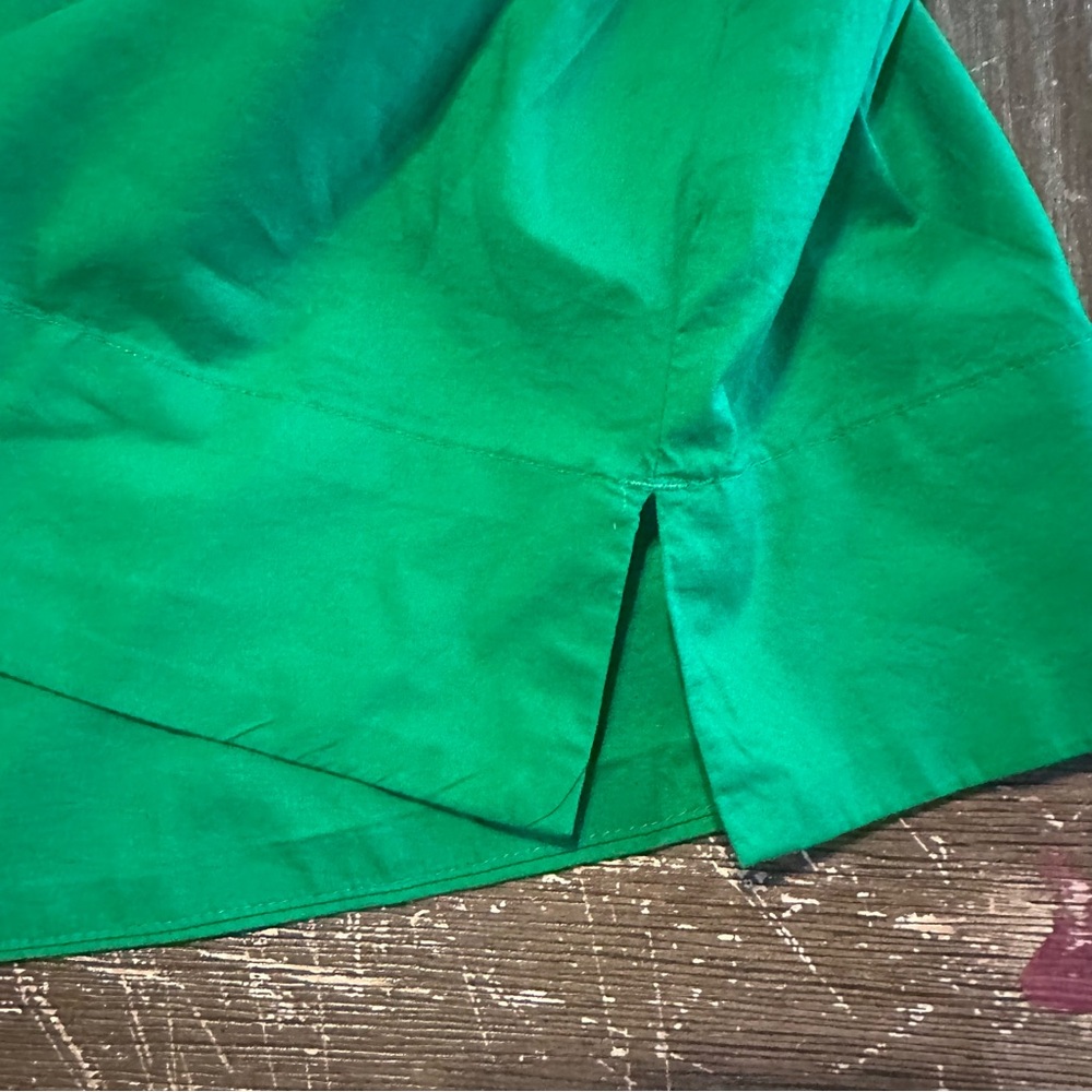 Old Navy Swing Shift Emerald Green Dress With Pockets Size Small - Picture 9 of 10